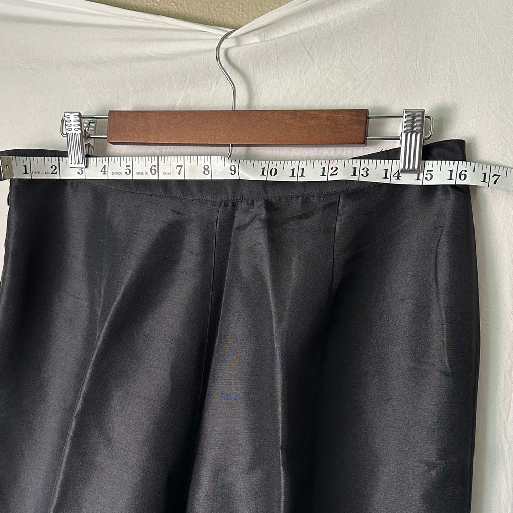 SilkLand Elegant Black Dress Pants - Picture 7 of 7